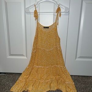 SHEIN Yellow Floral Dress